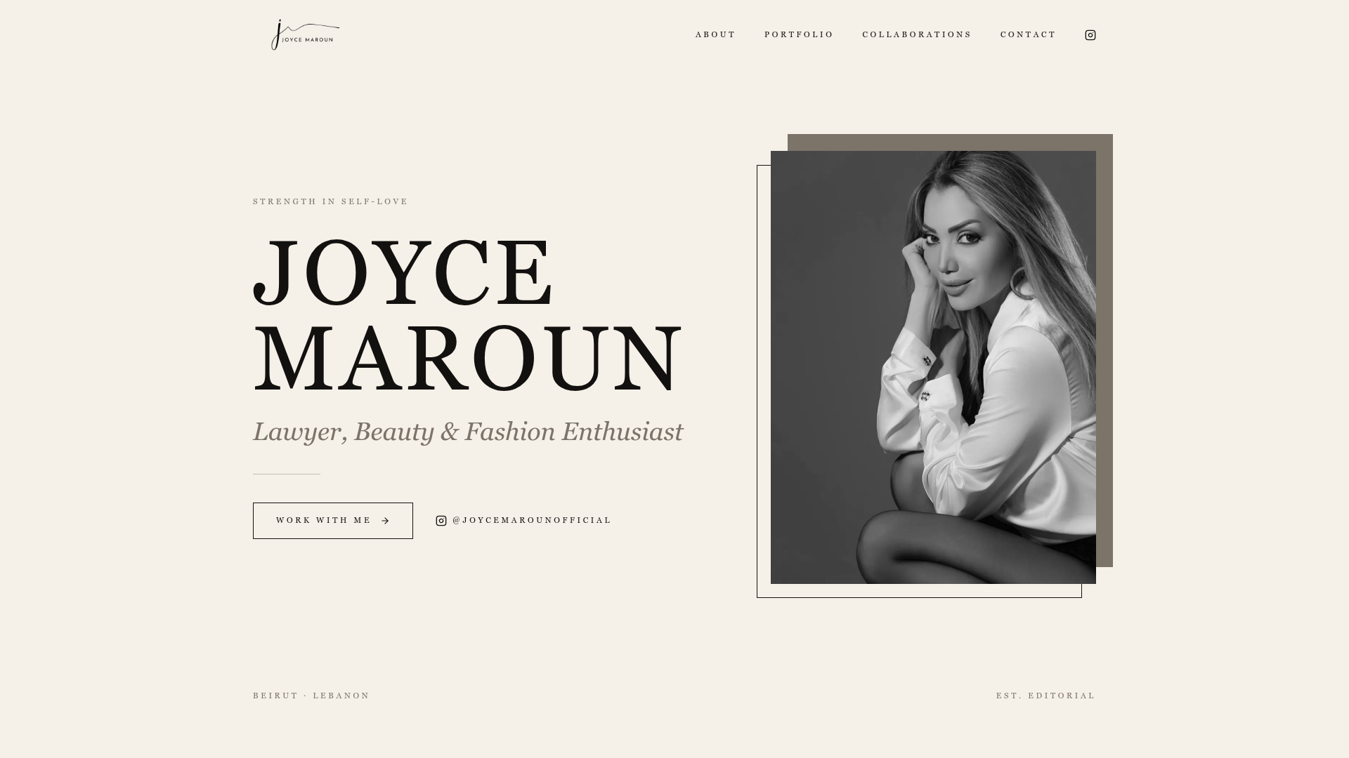 Joyce Maroun website preview